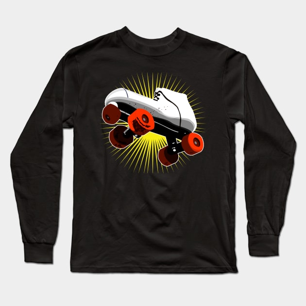 Roller Skate Long Sleeve T-Shirt by scoffin